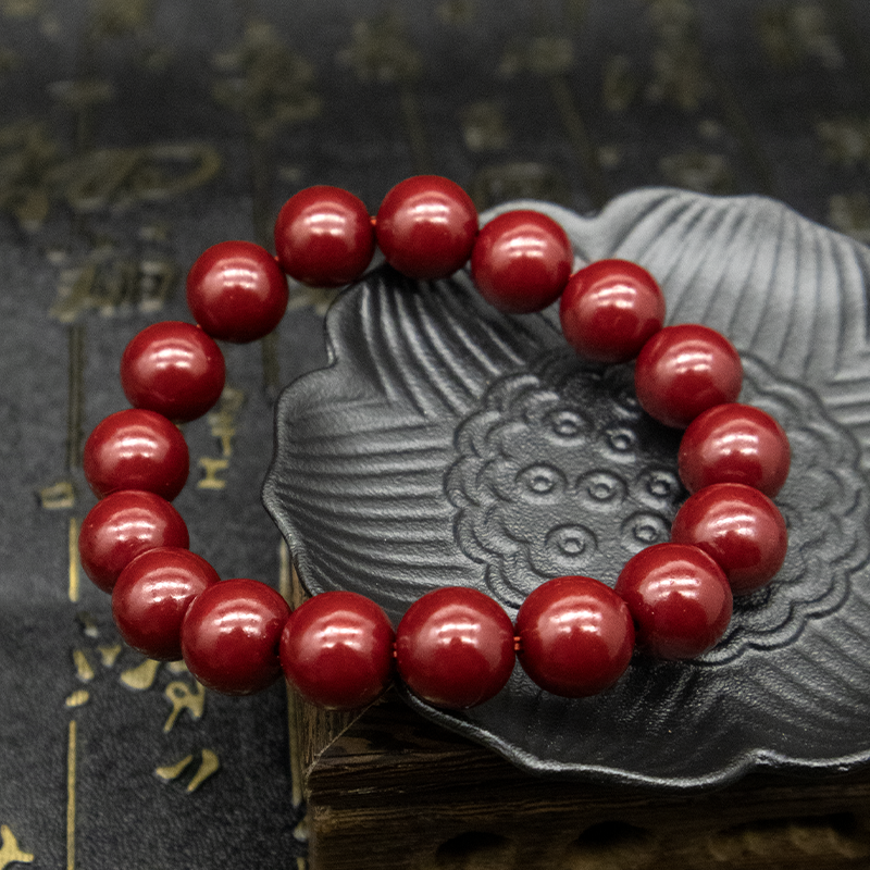 朱砂手串  象征吉祥、平安  送布袋