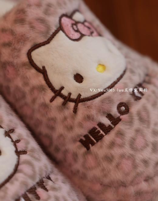 非劣质版：kitty猫冬季棉拖，可可爱爱 商品图4