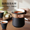 苏泊尔（SUPOR）泡茶壶便携旅行茶具套装·1壶+3杯+茶巾+便携包.6件套.玄墨   /厨具 /茶具 /茶壶 商品缩略图4