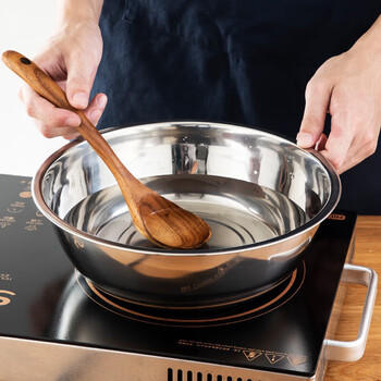 美厨（MAXCOOK）不锈钢盆三件套 洗菜篮和面盆调料盆米筛味斗和面淘米洗菜 MCM-3 /厨具 /厨房储物 /料理盆 商品图1