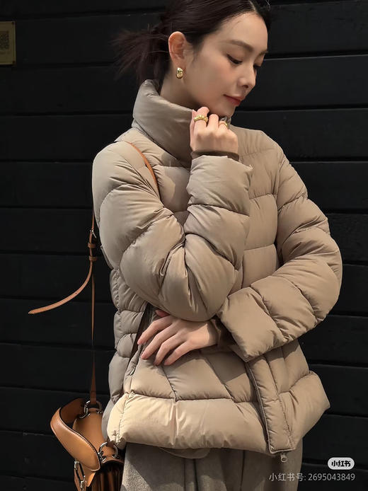 去抢！原厂~！江Nの泡芙！25冬立领收腰廓形5P9C 90白鸭绒15D细旦尼龙 商品图8