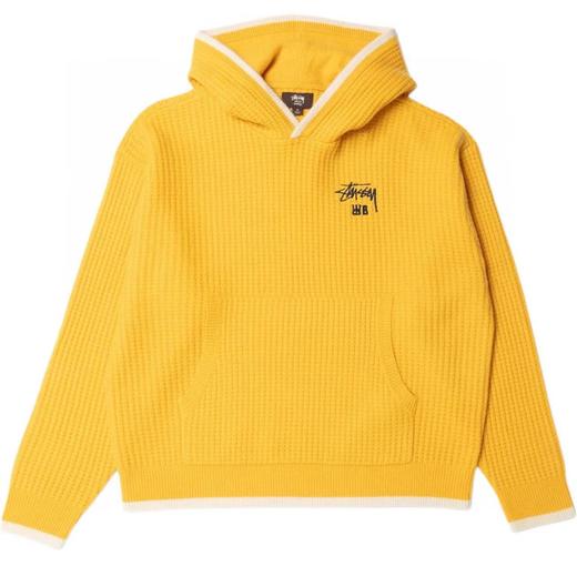 D110921联名款FW25logo标志舒适连帽落肩针织毛衣 商品图11