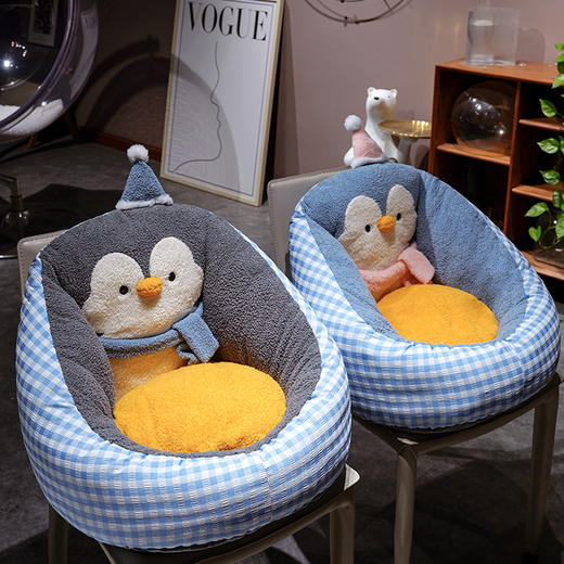 自然醒INS企鹅半包围蒲团坐垫QYL 商品图13