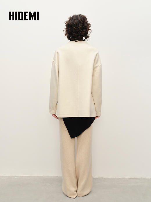 HIDEMI 进口浣熊毛抽绳长裤阔腿裤 商品图7