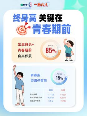 青春期前的身高积累，大概率决定了终身高？