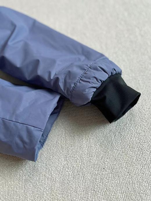 D110938拼色款男女同款下摆处抽绳设计保暖防寒棉服 商品图8