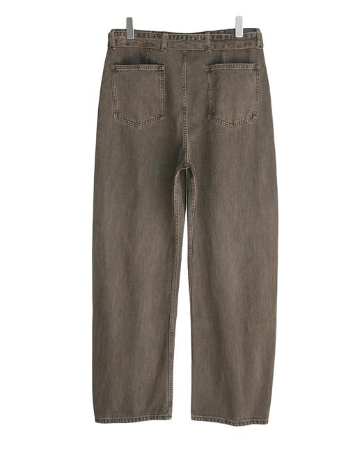 男款旋褶束腰牛仔裤长裤lv013 商品图1