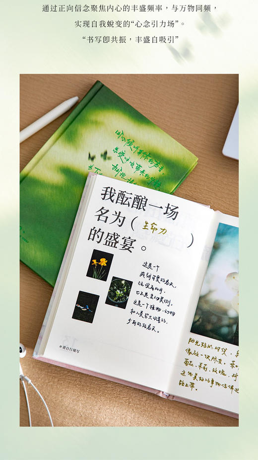 现货｜治愈系笔记本我与万物同频绿色 商品图4