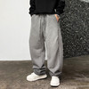 徐太浪【松紧腰 垂坠感】抽绳大码卫裤男秋冬宽松直筒运动裤长裤 商品缩略图0