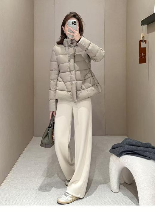 710g显瘦王报恩西裤秋冬加厚醋酸羊毛气质通勤窄阔腿裤 商品图8