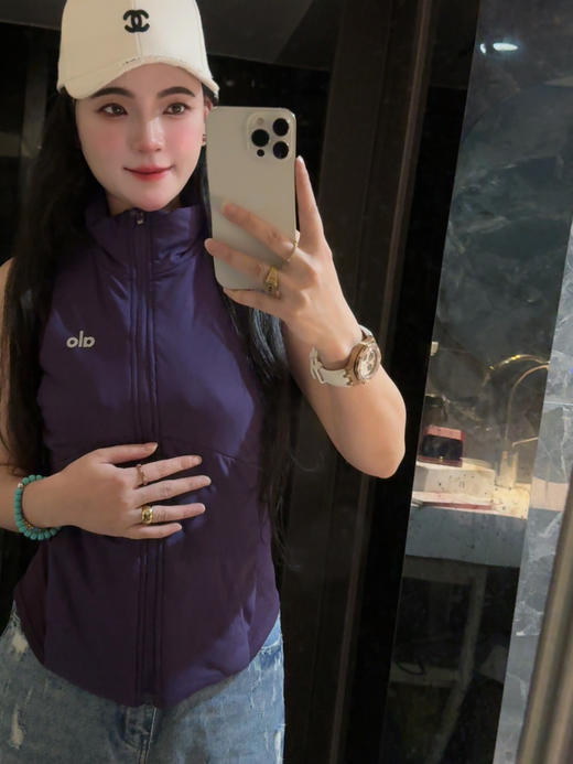 a*l*o蚂蚁腰棉服小马甲(蕾姐上身XS） 商品图11