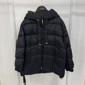 女款抽绳连帽外套he