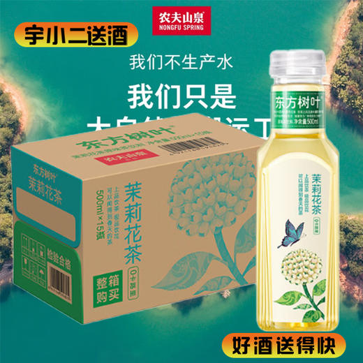 【茶饮料】东方树叶茉莉花茶500ml*15 商品图0