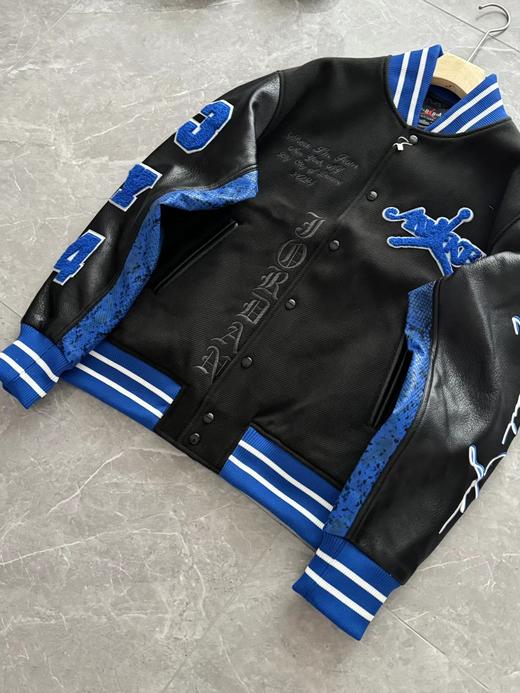 D110909秋冬新品联名款飞人棒球单夹克外套男女同款 商品图4