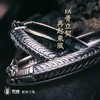 吾蟲-蛇骨手环 925银 开合手镯 骨骼造型 个性创意潮流饰品情侣款【官方授权  48小时发货】 商品缩略图4