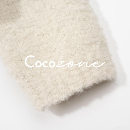 COCO ZONE 刘 一一 “霜降”羊毛混纺翻领单排扣毛织上衣 CD1A1668 商品图4