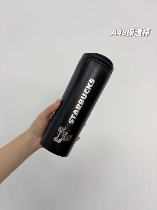 D110918美人鱼款大肚随行保温杯喝水茶杯桌面杯办公杯 商品图6