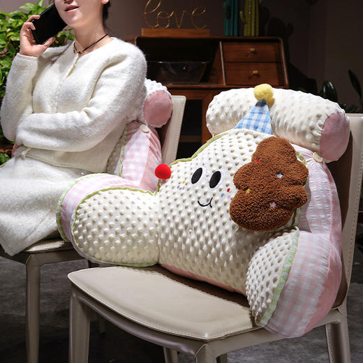 自然醒泡泡绒治愈系动物拥抱式腰靠QYL 商品图9
