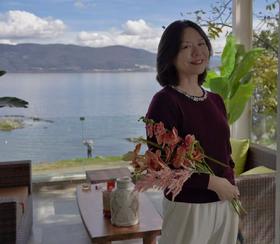 名媛精致特调浪漫穿珠领随身超细美丽诺羊毛衫打底衫