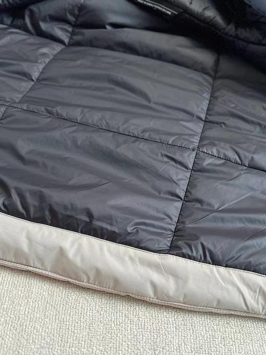 D110938拼色款男女同款下摆处抽绳设计保暖防寒棉服 商品图12