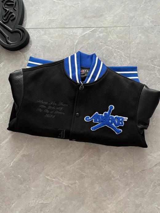 D110909秋冬新品联名款飞人棒球单夹克外套男女同款 商品图2