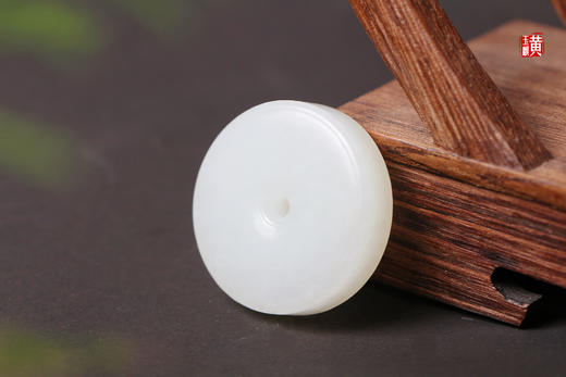 和田白玉平安玉璧 商品图1