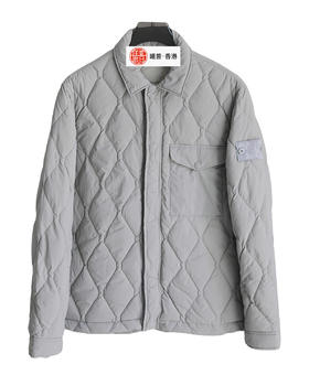 男款菱形绗缝轻薄羽绒服hu