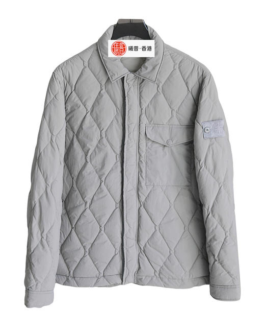 男款菱形绗缝轻薄羽绒服hu 商品图0