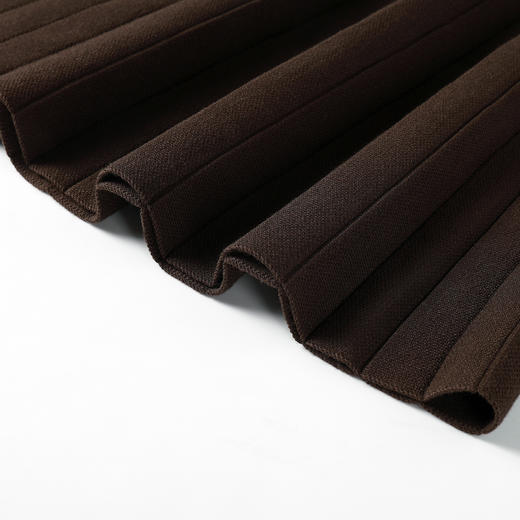 奢姿大码女装2025冬季气质V领套装胖妹妹时尚针织简约松紧两件套9854991046AB 商品图4