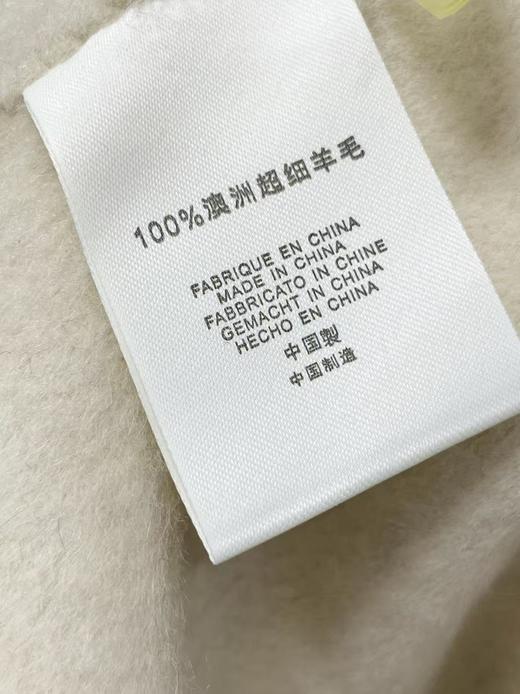 【轻奢双面尼】2513（100%澳洲超细羊毛）连帽休闲褶皱袖中长双面尼大衣-喜出 商品图4