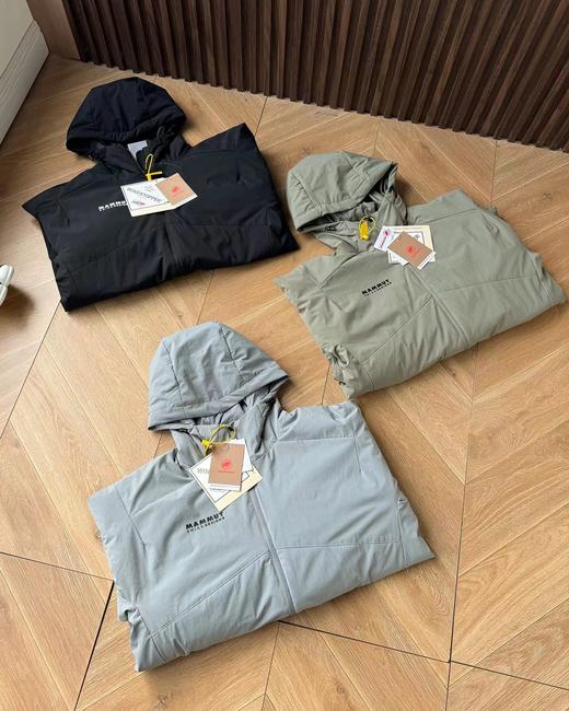 D110902男女同款防泼水透气修身连帽保暖上衣棉服 商品图2