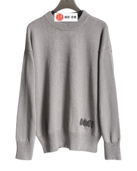 男款logo刺绣针织毛衣hu