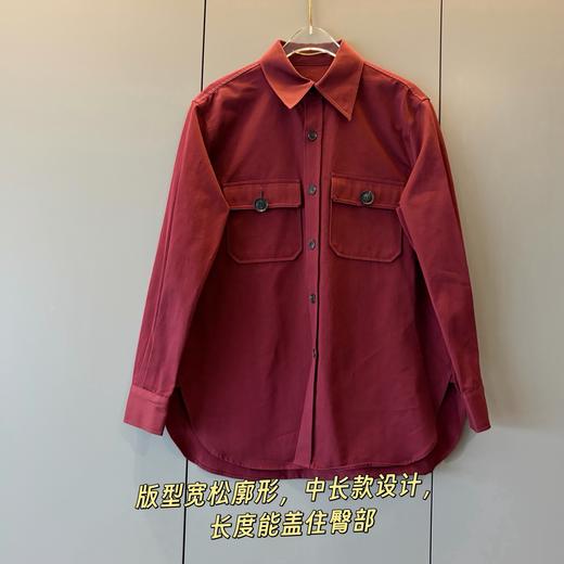 杨树林 单排扣尖领长袖衬衫 商品图8
