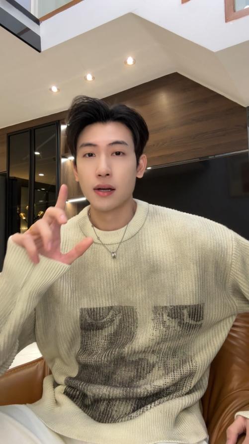 243065SDSA男士秋冬新款痞帅男装潮牌美式撞色印花圆领毛衣休闲简约上衣 商品图0