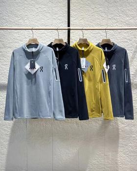 D110923秋冬新款轻户外可蓄热半拉链奥粒绒抓绒衣