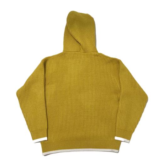 D110921联名款FW25logo标志舒适连帽落肩针织毛衣 商品图12