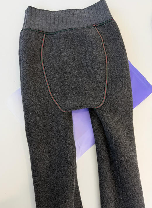 原价89.9the row北欧灰 加绒连裤袜打底袜 商品图4