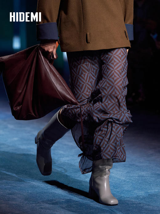 HIDEMI大秀款经典行囊系列限定多功能进口小羊皮手提包托特包 商品图2