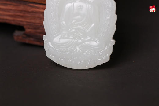 和田白玉【大日如来】吊坠 商品图2