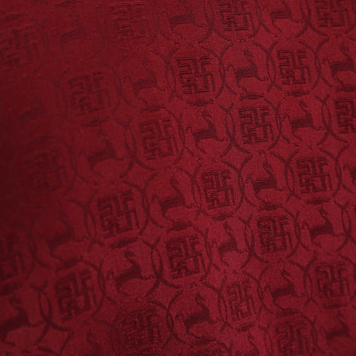 高品质寿服女棉套“一路万福”（深枣红、紫红）百年传统工艺寿衣 商品图8