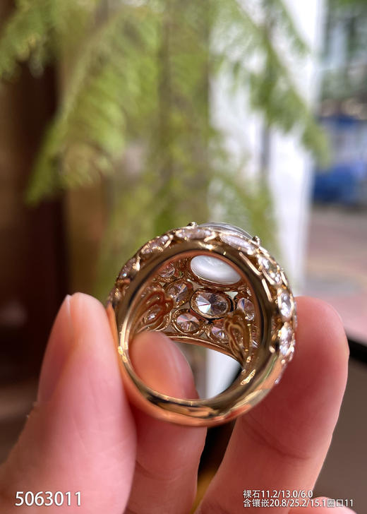 5063011，蛋面戒指。具体价格微信咨询 商品图5