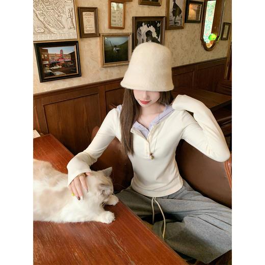 <曾小咸推荐>现货秒杀 ！微信超特价！假两件连帽T恤 日常159.99 立减60 秒杀99.99！！ 商品图2