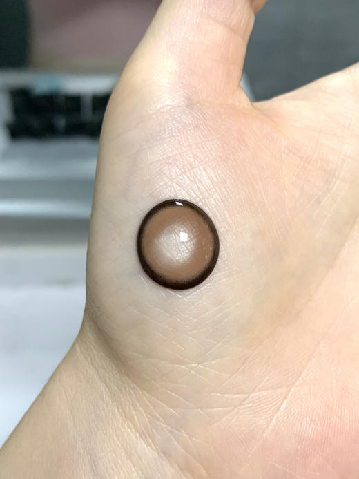 日抛 Hancon 圆嘟嘟 14.5 粗边棕 商品图1