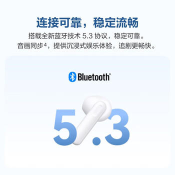 华为FreeBuds SE 2 蓝牙耳机 40小时长续航/快速充电/蓝牙5.3/轻盈小巧/影音娱乐 香芋紫 /数码 /影音娱乐 /蓝牙/无线耳机 商品图0