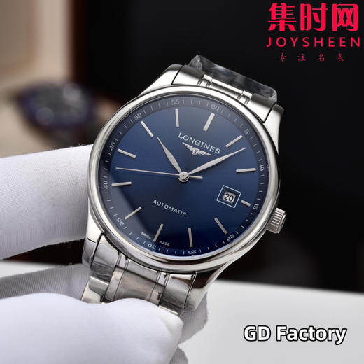 【新款大号40mm】浪琴名匠3点历系列 男士腕表
机芯：进口西铁城 商品图1