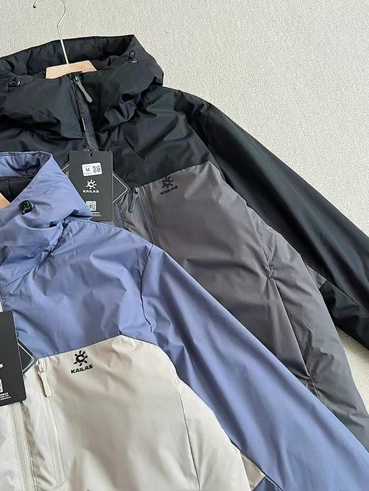 D110938拼色款男女同款下摆处抽绳设计保暖防寒棉服 商品图2