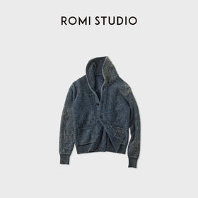 ROMI STUDIO"复古随性"植物棉洗水挺括骨感毛织外套 RWCAW65768