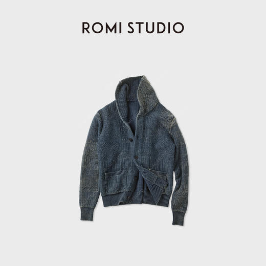 ROMI STUDIO"复古随性"植物棉洗水挺括骨感毛织外套 RWCAW65768 商品图0