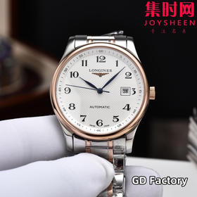 【新款大号40mm】浪琴名匠3点历系列 男士腕表
机芯：进口西铁城