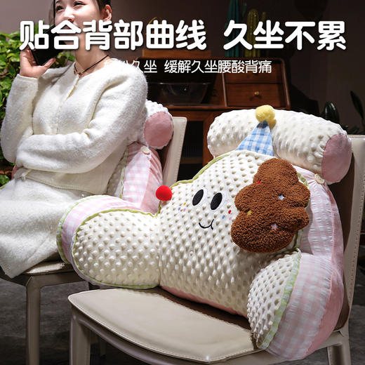 自然醒泡泡绒治愈系动物拥抱式腰靠QYL 商品图2